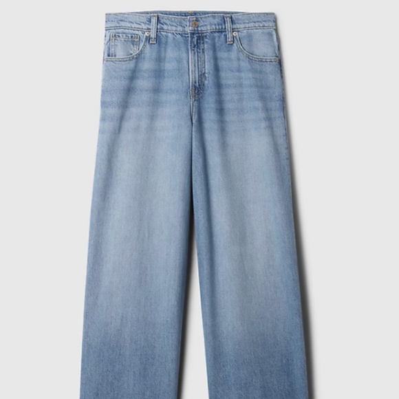 Gap Mid Rise UltraSoft Baggy Jeans - Picture 4 of 11